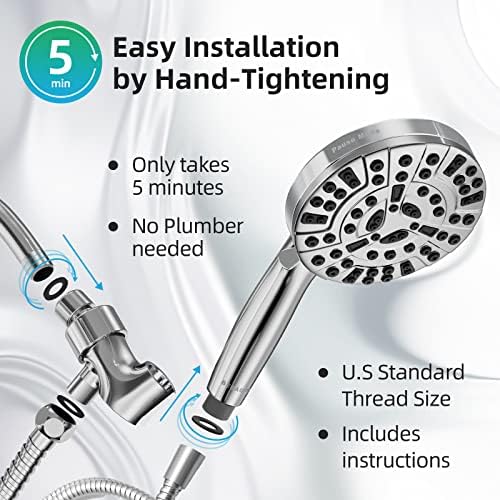 BESAQUO 10 Functions High Pressure Handheld Shower Head