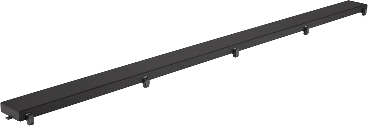 36-Inch Linear Shower Drain with Hair Strainer and Removable Cover