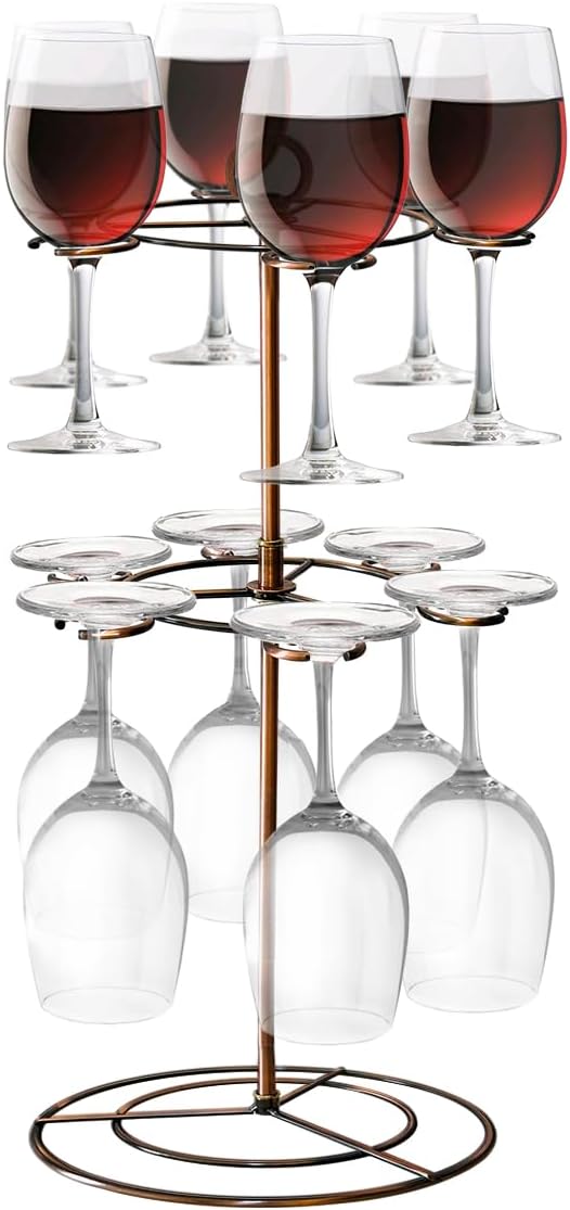 GeLive Bronze Champagne Stand Holder for Party