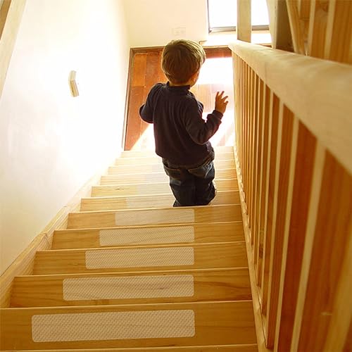 ULTECHNOVO 2 Rolls Non-Slip Transparent Duct Tape for Stairs and Pool