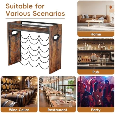 KLM 3-Tier Wine Rack Holds 12 Bottles