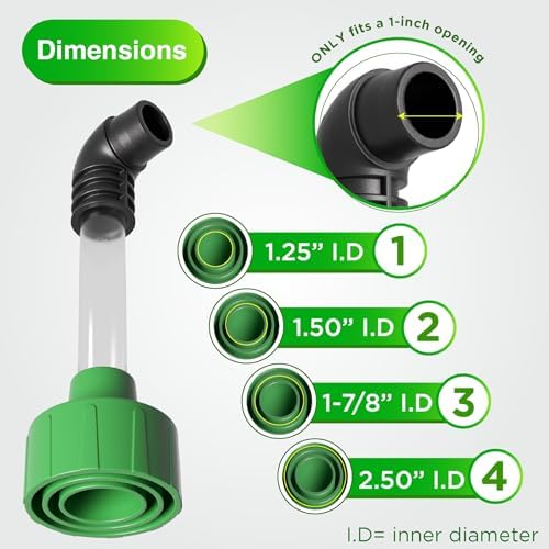 EZVAC Universal AC Drain Line Cleaner Adapter 1