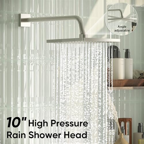 Esnbia Brushed Nickel Tub Shower System