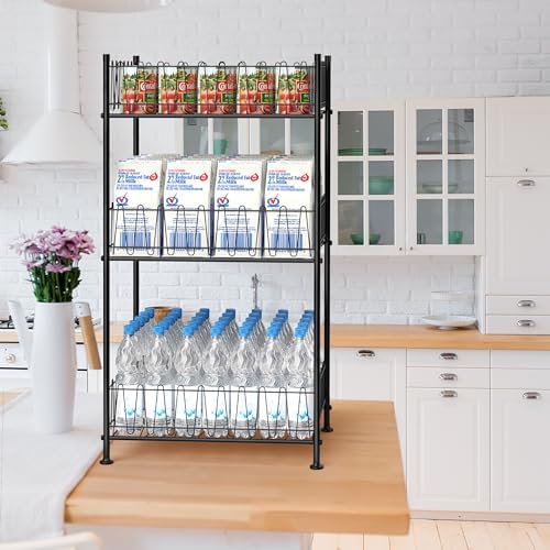 Smusei 3 Tier Drink Organizer for Kitchen Storage