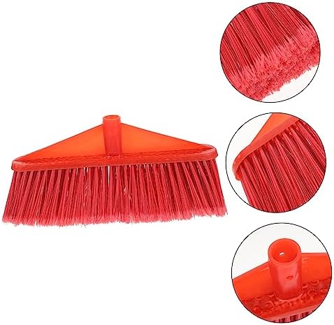 Minkissy Plastic Broom Head Replacement for Home Cleaning