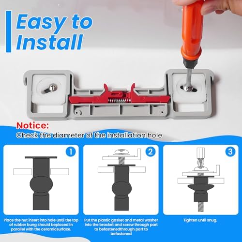 SDTC Tech 6 Pack Toilet Seat Hinge Screws