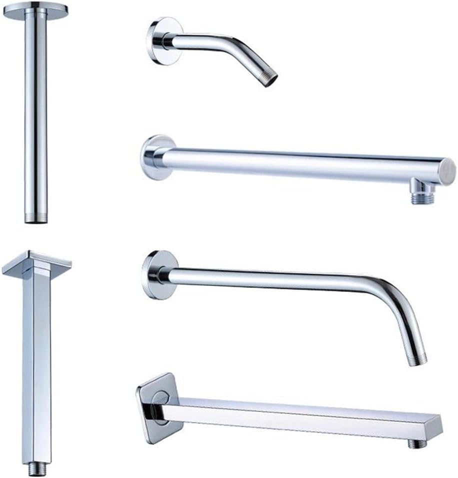 Stainless Steel Wall Mounted Shower Arm with Ceiling Rod
