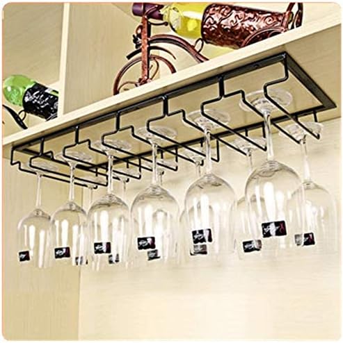 Floating Wall-Mounted Iron Wine Racks Durable Metal Cup Holder