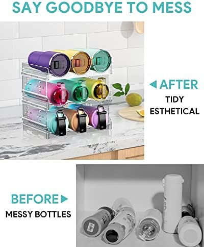 Areforic 3 Pack Stackable Water Bottle Organizer 1