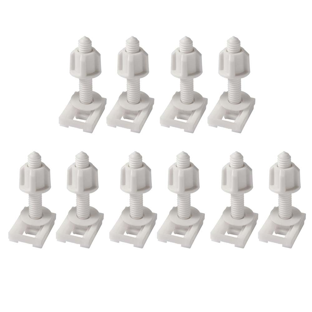 Pokinge 10pcs Toilet Seat Hinges and Screws