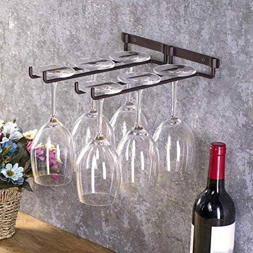 Wine Glass Rack with Screws for Wall Mount