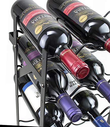 Sorbus 75 Bottle Freestanding Wine Rack - 15 Tier Storage