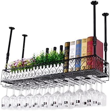 Industrial Black Metal Wine Racks with Adjustable Height
