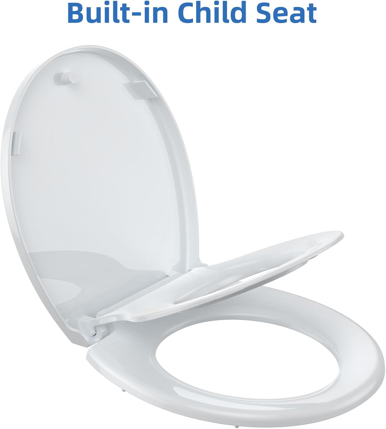 GAOMON Round Toilet Seat with Toddler Seat 1