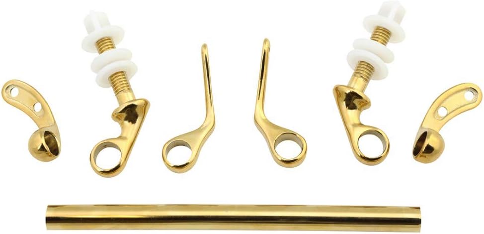 Adjustable Solid Brass Toilet Seat Hinge Replacement With Hardware