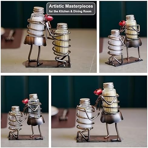 Funny Salt and Pepper Shakers Set - Rose Lovers