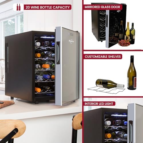 Koolatron 20 Bottle Wine Cooler with 48L Capacity