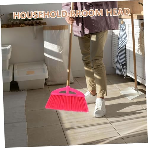 2Pcs Flagged Plastic Broom Head Replacement