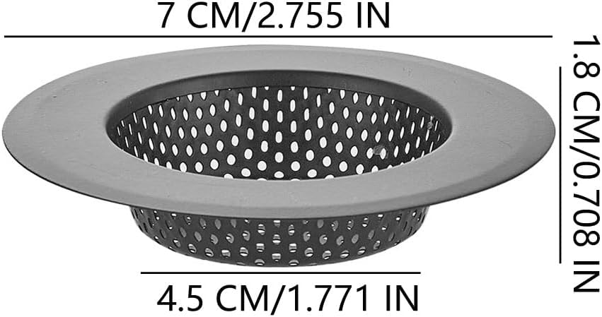 4 PCS Stainless Steel Drain Strainer Set