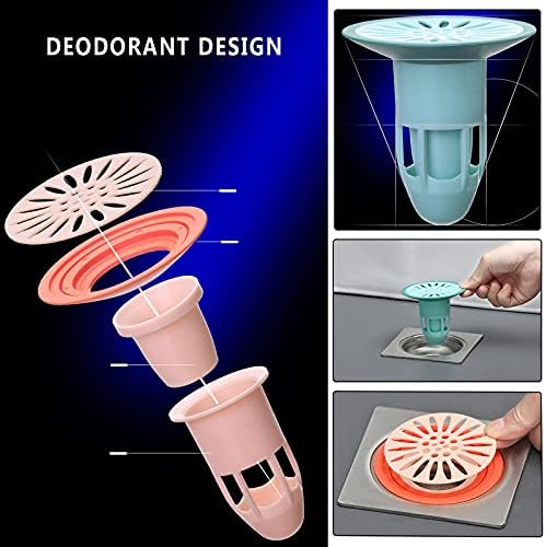 NILSTOREY Drain Strainer Trap Seal 2-Pack White