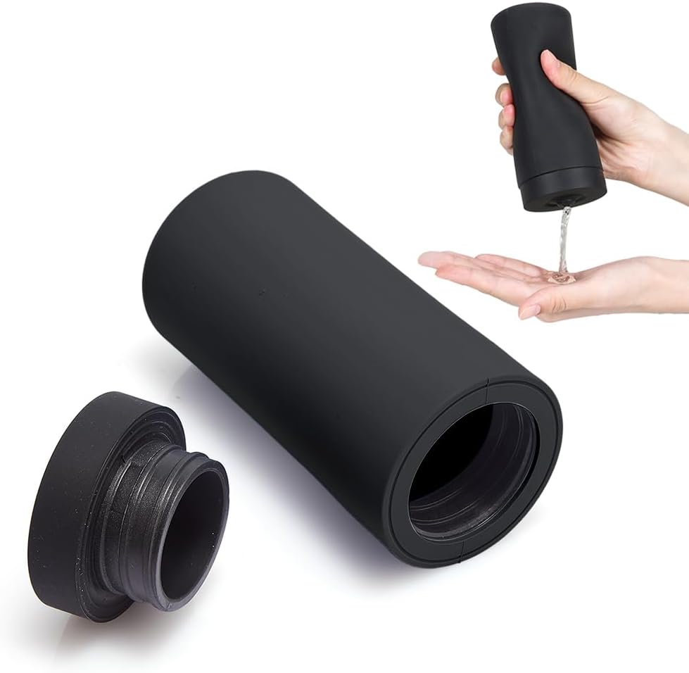 Chpbolly Silicone Soap Dispenser Leakproof Refillable Dish Soap Squeeze Bottle