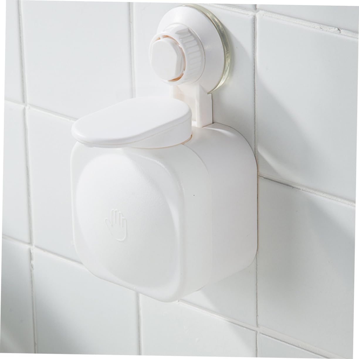 LIFKOME Wall Mounted Liquid Soap Dispenser with Strong Suction