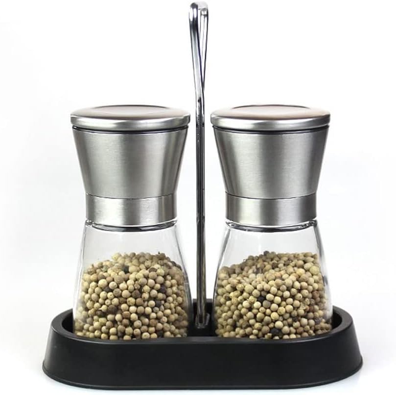 Stainless Steel Salt and Pepper Grinder Set of 2