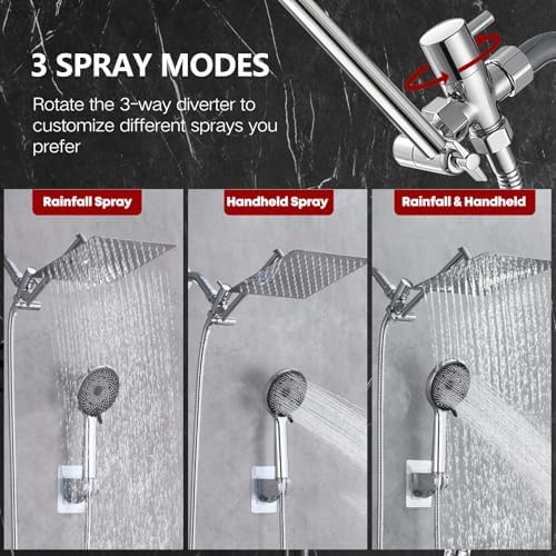 Ashwanth 12 High Pressure Rain Shower Combo