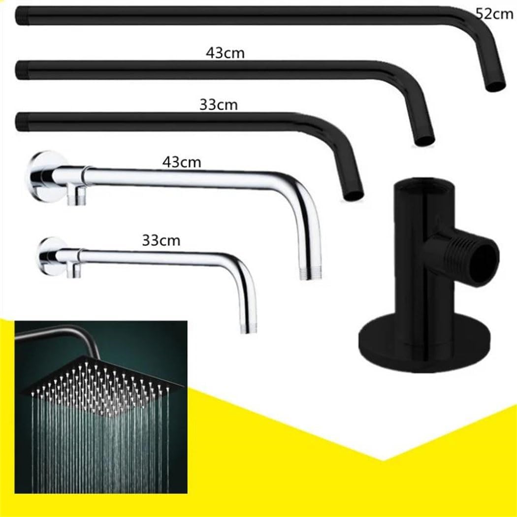Stainless Steel Shower Arm with Chrome Finish