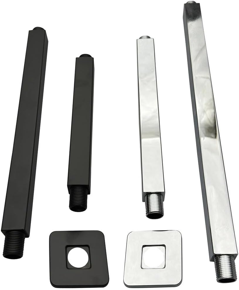 Chrome Ceiling Mount Shower Arm 25cm Stainless Steel