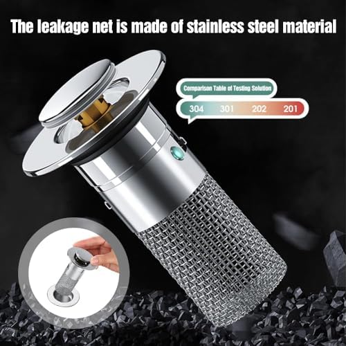 Bathroom Sink Drain Strainer with Two Sizes 2Pcs Hair Catcher