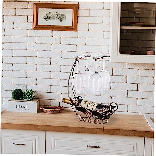 Cabilock Iron Wine Goblet Rack for Home Decor