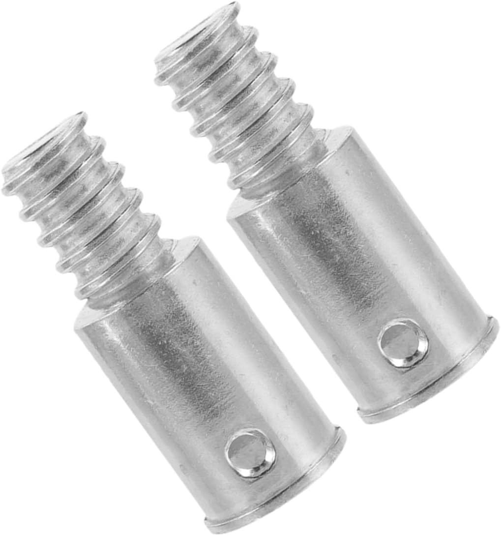 CALLARON 8pcs Threaded Broom Handle Tips for Mop Pole Replacement