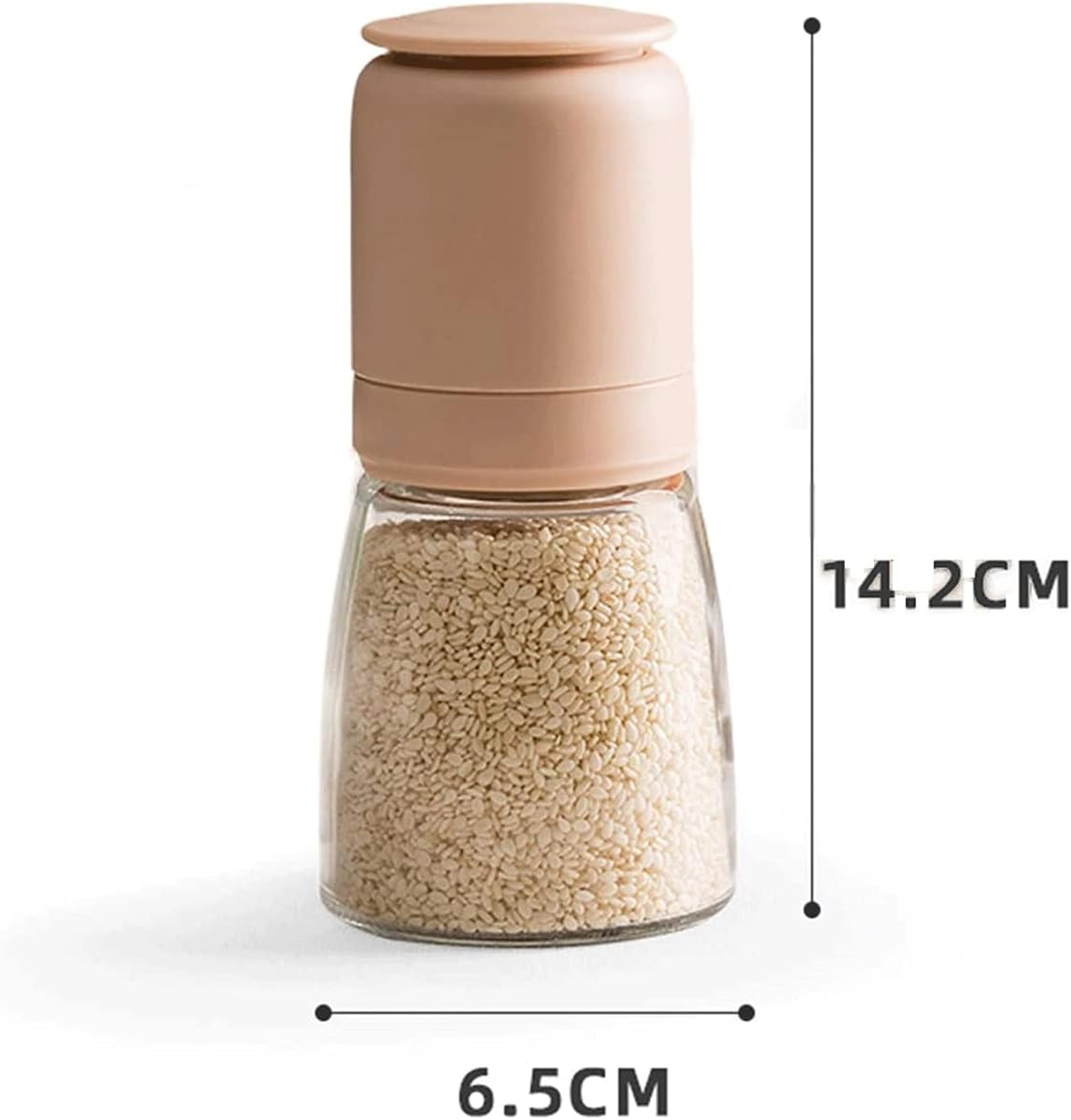 Salt and Pepper Grinder Set with Adjustable Coarseness