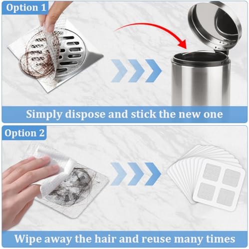 TORIHIKI Disposable Drain Hair Catcher 100 Pcs
