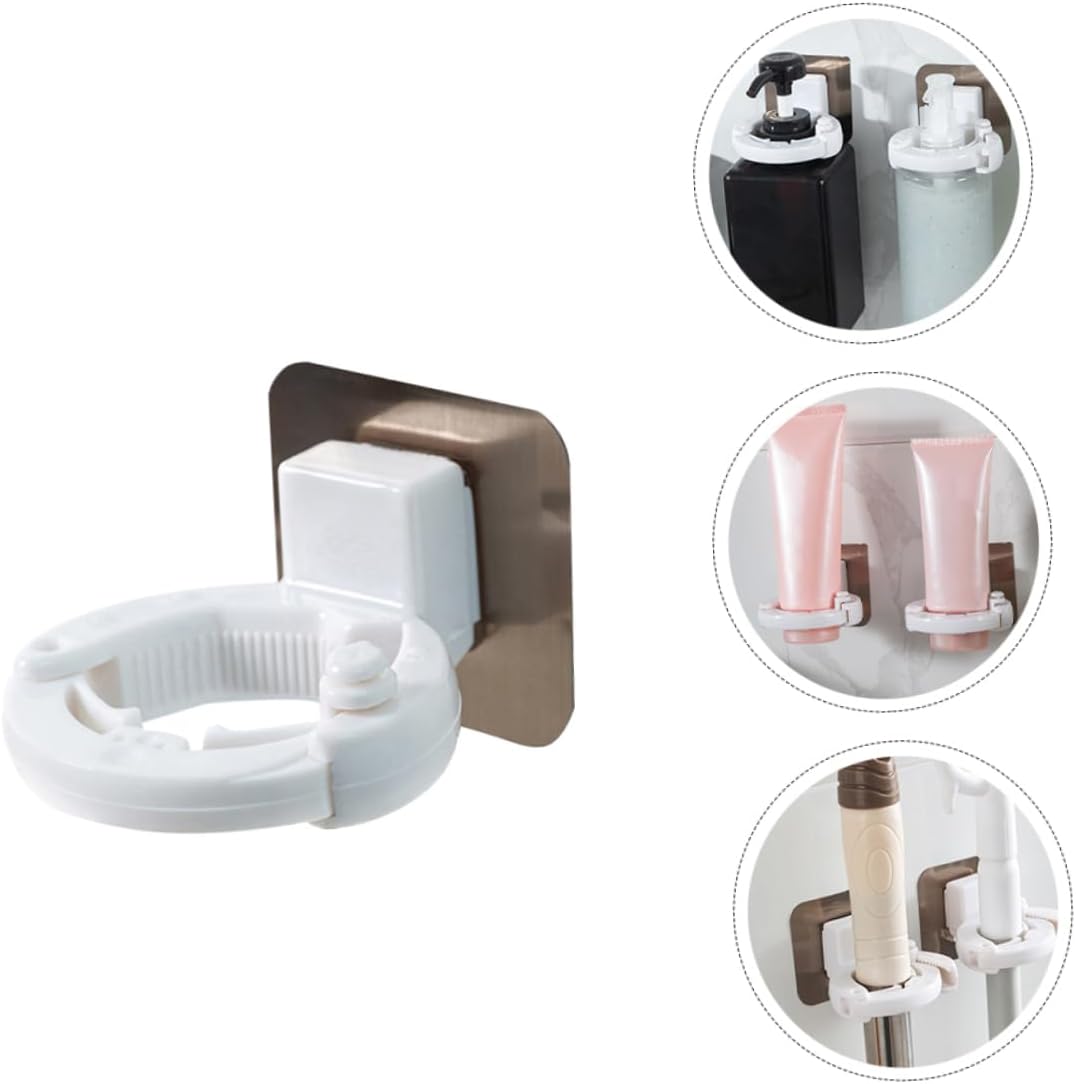 STOBAZA 3pcs Wall-Mounted Shower Gel Holders