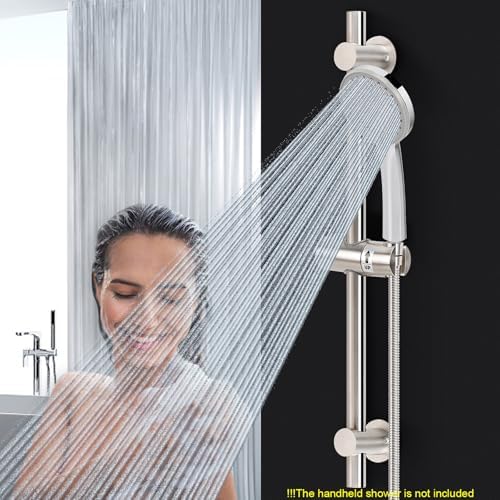 NearMoon Adjustable Shower Slide Bar with Handheld Holder