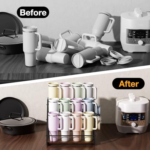 MOJOHAND Water Bottle Organizer 3 Tier Hold 12