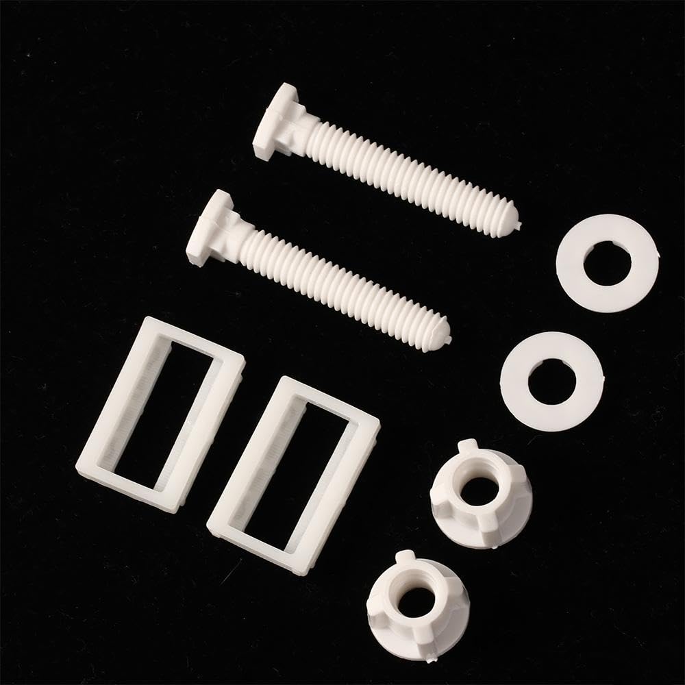 Pokinge 10pcs Toilet Seat Hinges and Screws