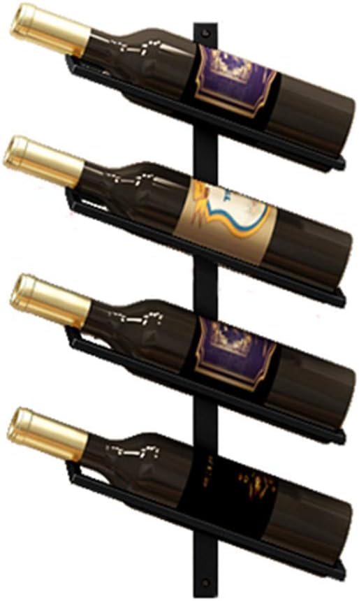 Simple Iron Art Wall Hanging Wine Rack 1