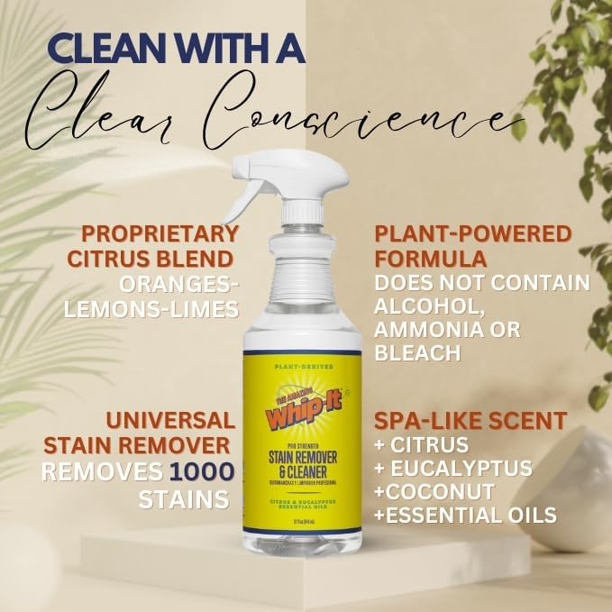 THE AMAZING WHIP-IT Multi Purpose Stain Remover 32 OZ