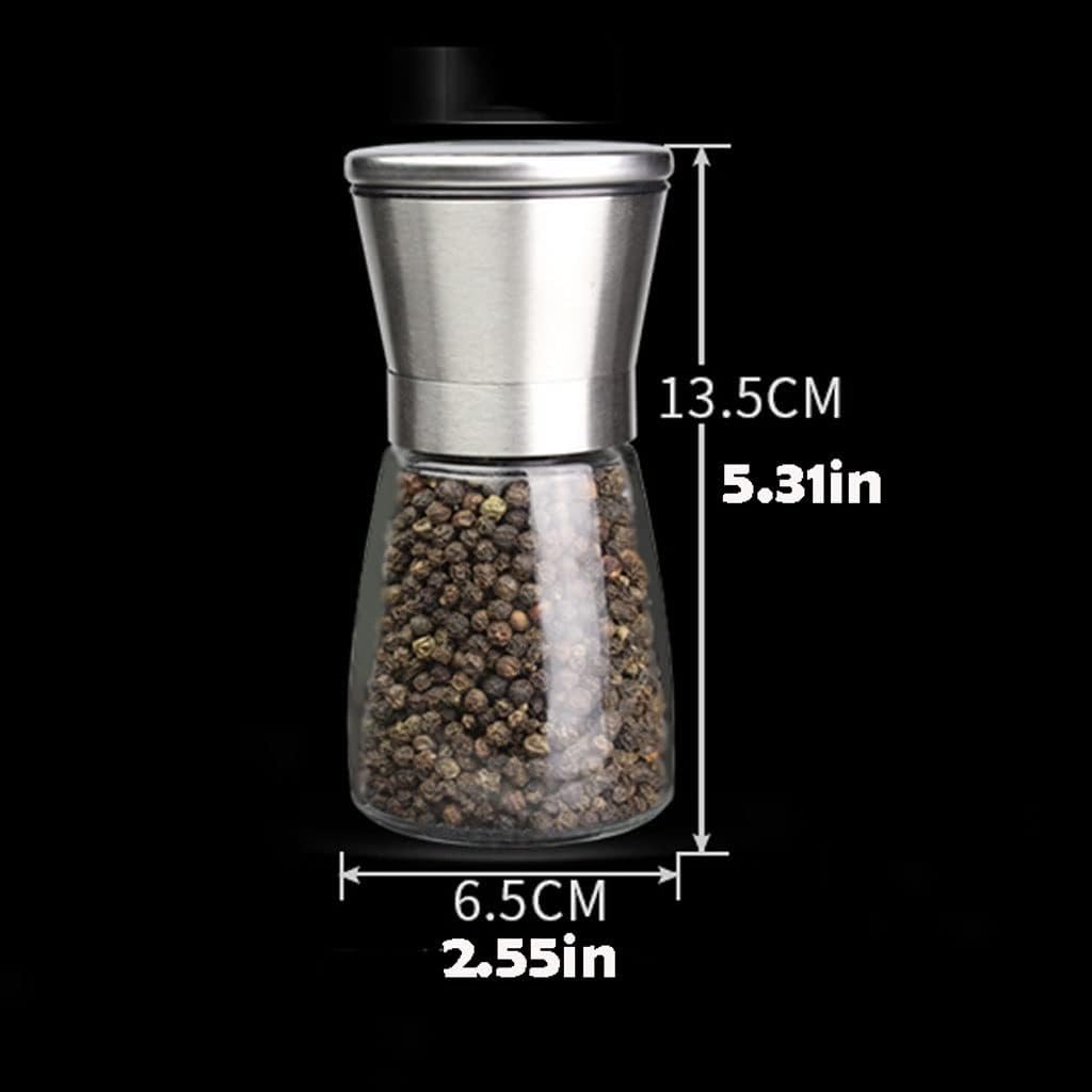 Stainless Steel Salt and Pepper Grinder Set of 2