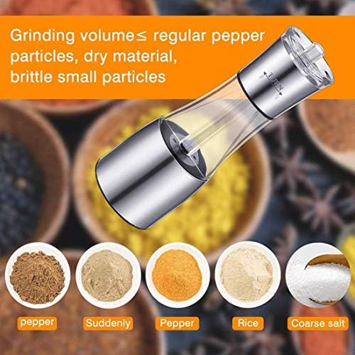 sdneNest 2 in 1 Salt and Pepper Grinder Set