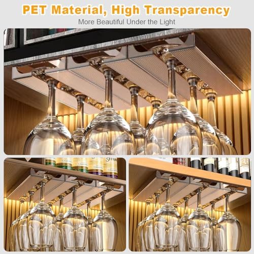 DESONAUT 2 Pcs Wine Glass Holder Stemware Rack