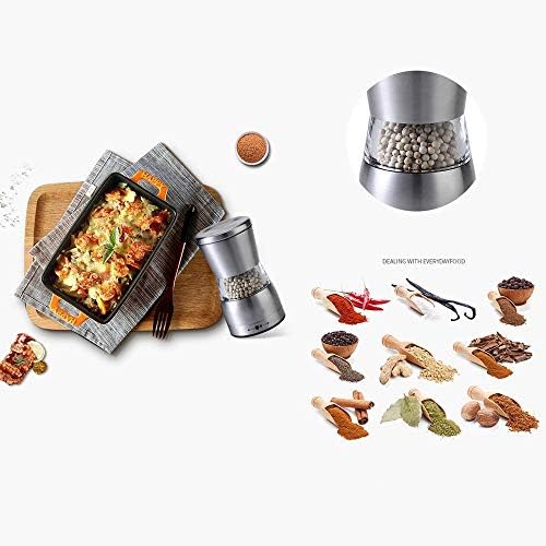 sdneNest Adjustable Salt and Pepper Shaker Set