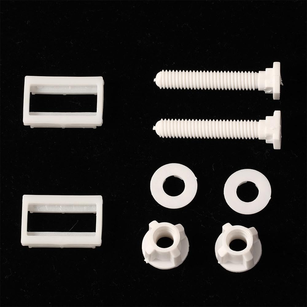 Pokinge 10pcs Toilet Seat Hinges and Screws