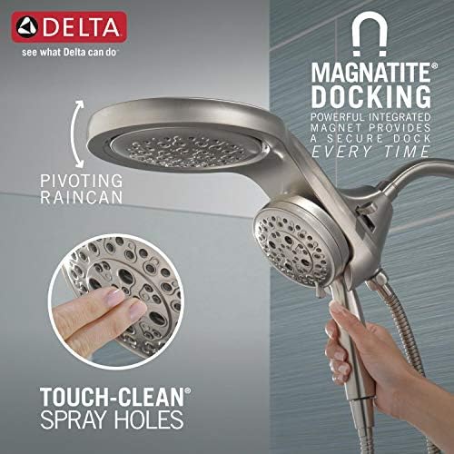Delta HydroRain 5-Spray Dual Shower Head and Handheld Set