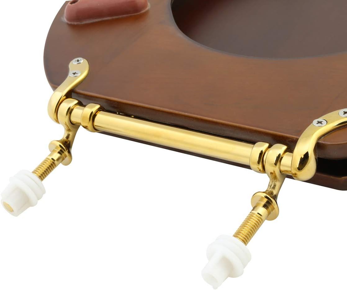 Adjustable Solid Brass Toilet Seat Hinge Replacement With Hardware