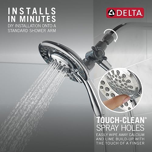 Delta 75486C Universal Hand Shower with Pause and 4 Sprays