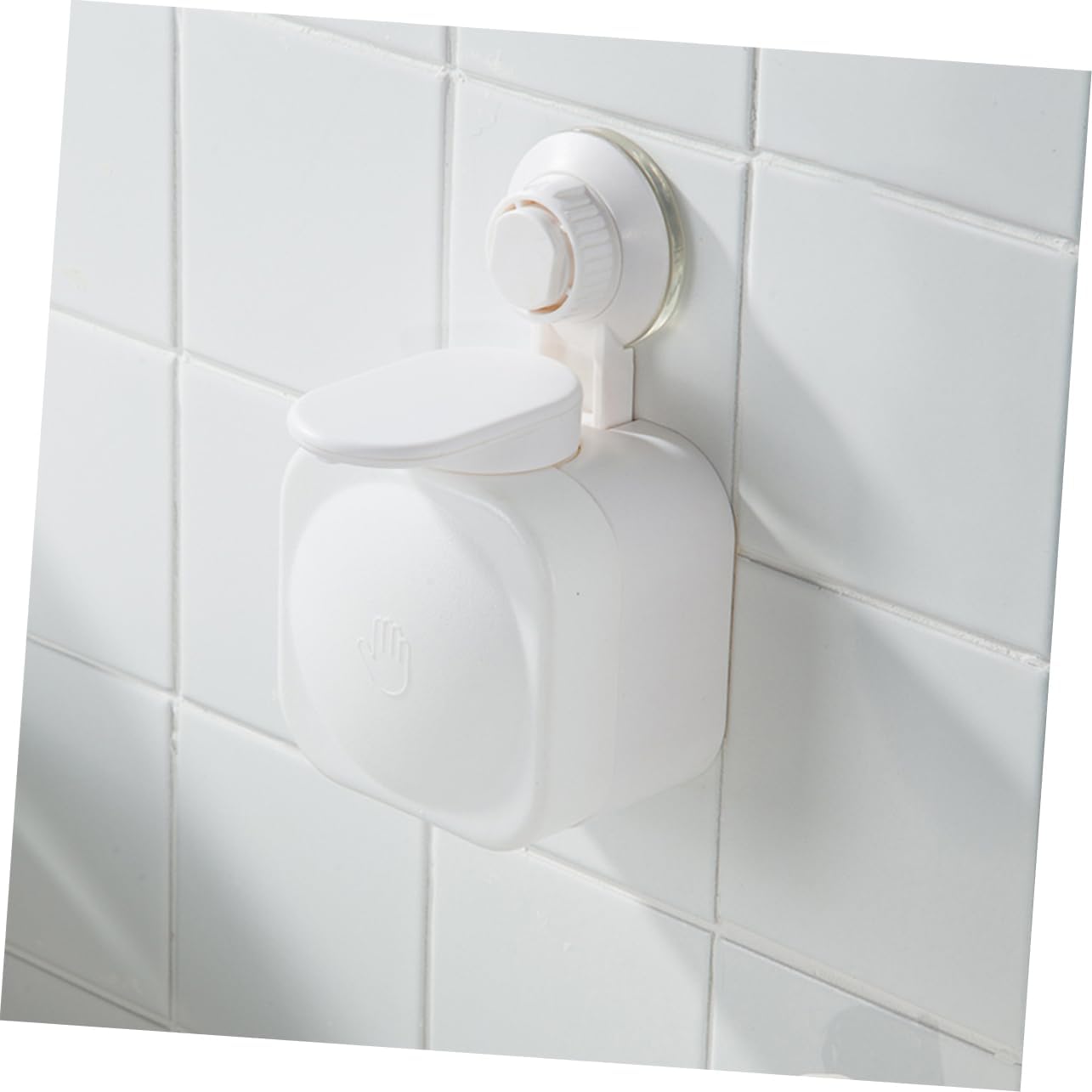 LIFKOME Wall Mounted Liquid Soap Dispenser with Strong Suction